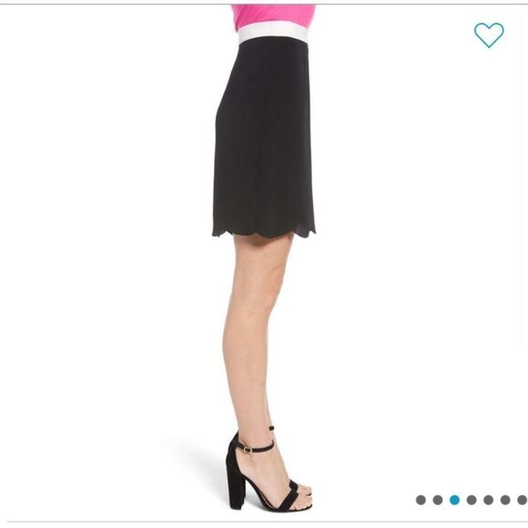 NWT Gibson Daphne Scallop Hem Skirt - Picture 4 of 8